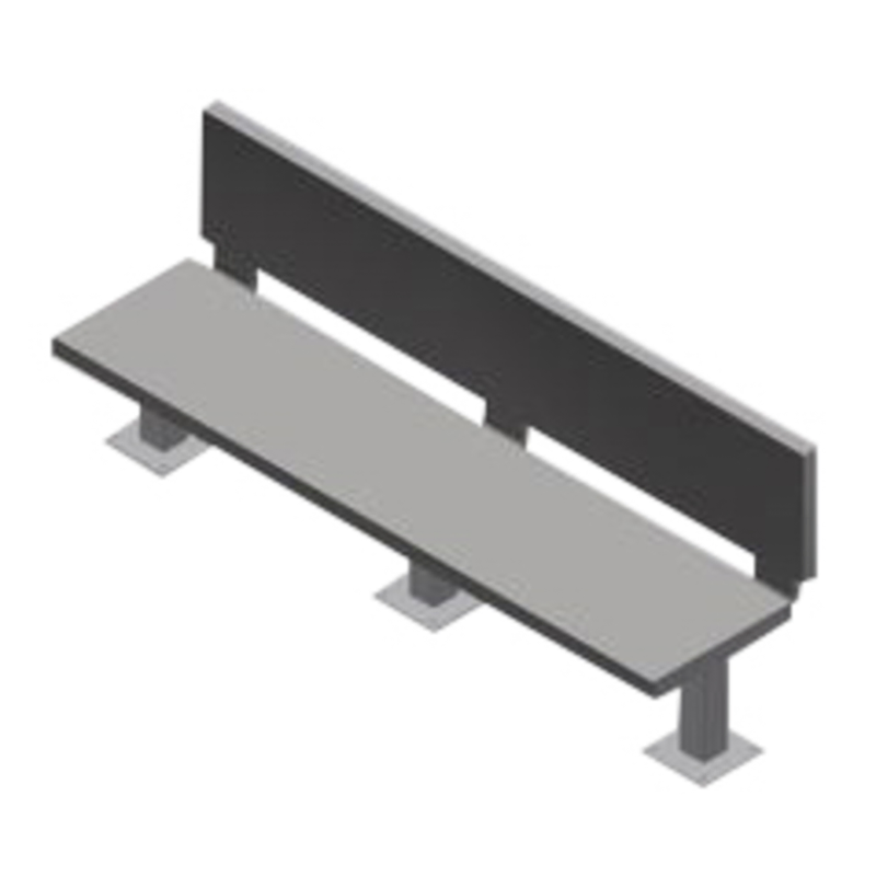 Bench: Floor Mounted - 96